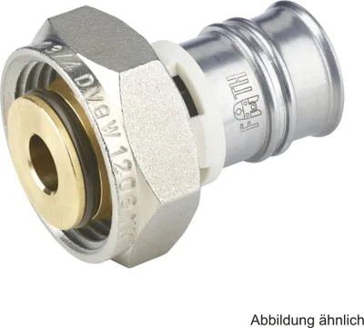Produktbild von Alpex Press-Verschraubung Eurokonus Messing, 20 mm x G 3/4"