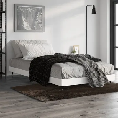 Produktbild von "Rabatt" Bettgestell Komfort - mit Lattenrost - Weiß 90x200 cm Holzwerkstoff - Klassische Betten CC22750