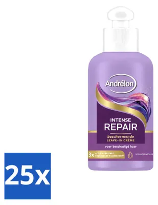 Immagine prodotto di 25 confezioni di crema leave-in intensamente riparatrice Andrélon - 200 ml ciascuna - confezione