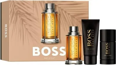 Zdjęcie produktu dla Hugo Boss Boss The Scent For Man Woda toaletowa, 100 ml + Zel pod prysznic, 100 ml + Dezodorant w sztyfcie, 75 ml