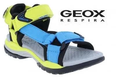 Obrázek produktu pro GEOX sandály J BOREALIS B. LIME/BLUE - 28