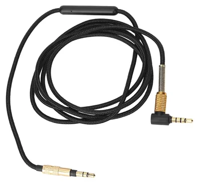 Obrázek produktu pro Audio kabel – adaptér mikrofonu – pro poslech hudby – bezkyslíkatá měď – 1,5 m – černý