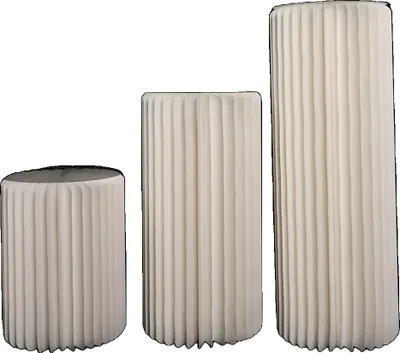 Zdjęcie produktu dla Stojak cylindryczny składany na papier, opcje wysokości od 20 cm do 100 cm, elegancki design na imprezy, wys. 40 60 80