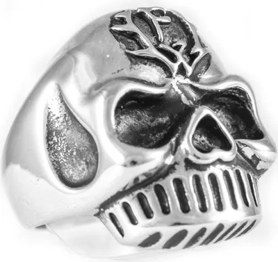 Imagen del producto de Frei.Wild - Anillo "F-W Skull", acero inoxidable/plata, talla 18