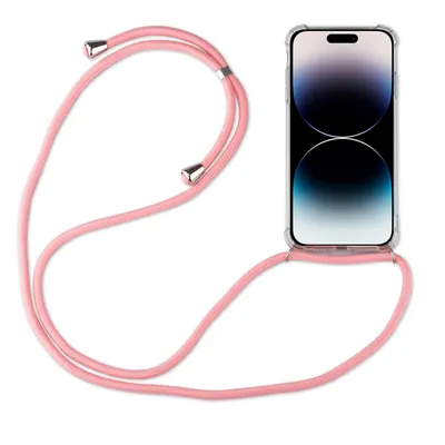 Produktbild von betterfon Handykette für Apple iPhone 14 Pro Handyhülle mit Band Hülle Kordel Rosa