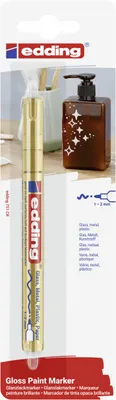 Zdjęcie produktu dla EDDING marker z połyskiem 751 złoty 4-751-1-1053