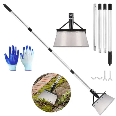 Immagine prodotto di Pala da giardino multifunzionale con lama in acciaio e manico lungo