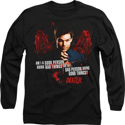 Produktbild von Dexter - "Good Bad" T-Shirt für Herren/Damen Uni TV11054 (L) (Schwarz)