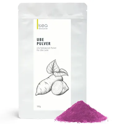 Produktbild von UBE Pulver, lila Yamswurzel für Ube Latte, 100g