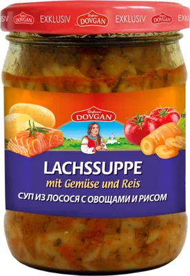 Produktbild von Dovgan Lachssuppe 480 g