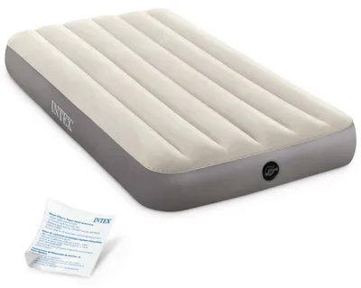 Produktbild von Intex Twin Luftbett Luftmatratze Dura-beam Series Single High 99 x 191 x 25 cm beige