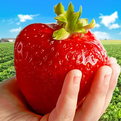 Produktbild von 10 Stk. Erdbeerpflanze 'GIGANT' sehr große Früchte