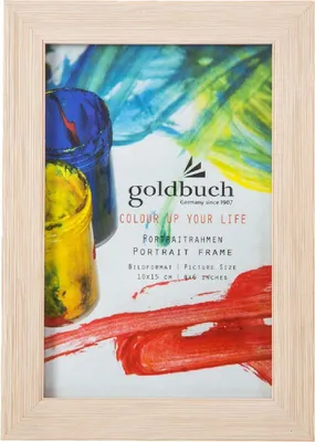 Produktbild von Goldbuch Colour Up Bilderrahmen, natürliche Beige-Farbe, für 1 Foto, 10x15 cm