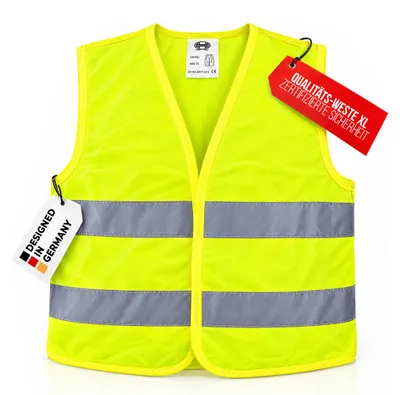 Obrázok produktu pre HEYNER® Reflexná vesta, žiarivo žltá, veľkosť XL, s úložnou taškou