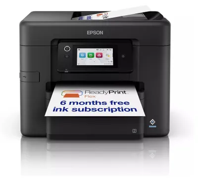 Produktbild von Epson WorkForce Pro WF-4930, Tintenstrahl, Farbdruck, 4800 x 1200 DPI, A4, Direktdruck, Schwarz