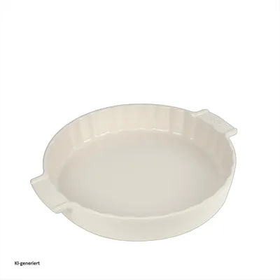 Produktbild von PEUGEOT Keramik Quicheform APOLLIA 30cm Ecru Tortenform Ofen Spülmaschinenfest