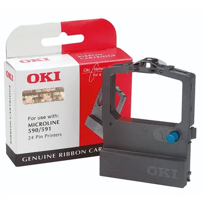 Produktbild von OKI 09002316, ML-590 ML-591, Schwarz, 4000000 Zeichen, Schwarz, OKI