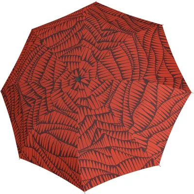 Produktbild von Knirps Taschenregenschirm Regenschirm T.200 Medium Duomatic Vibration Magma rot