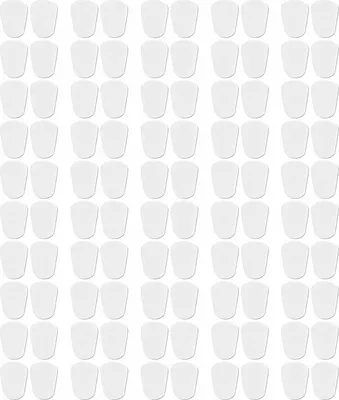 Produktbild von 50 Paar Selbstklebende Silikon-Nasenpads für Brillen und Sonnenbrillen, 1mm Dick, Rutschfest