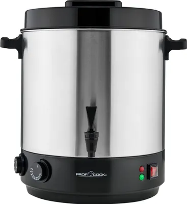 Produktbild von ProfiCook 2in1 Heißgetränke- & Einkochautomat | 32L Tank | Warmhaltefunktion | 2100W | 30°C - 100°C | Edelstahl | mit Ablaufhahn | PC EKA 1283