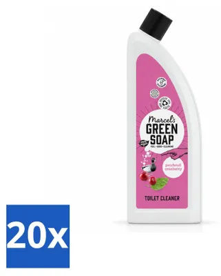 Produktbild von 20 x Marcel's Green Soap Toiletreiniger - Patchouli & Cranberry - Vorteilspackung - 20 Stücke