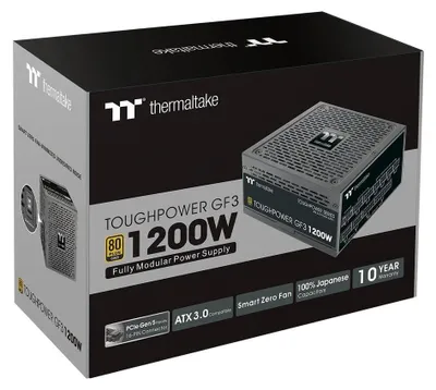 Produktbild von Thermaltake Toughpower GF3 1200W Power Supply – 80 Plus Gold – ATX 3.0 – PCIe 5.0