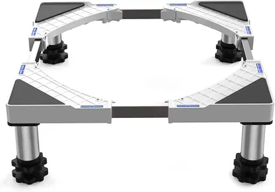 Image de Support réglable pour machine à laver et sèche-linge, de 45 à 65 cm