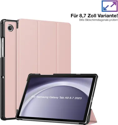 Produktbild von Schutzhülle für Samsung Galaxy Tab A9 2023 8.7 Zoll Cover Case Schutz Tablet Farbe: Rosegold