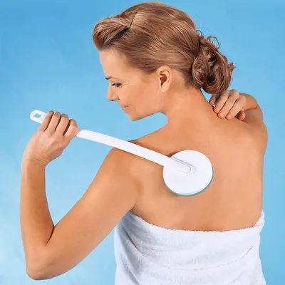 Produktbild von RFM Eincremehilfe als Hygienehilfe für den Rücken sowie für Öle, Lotionen und Cremes, Weiß, 1 Stück