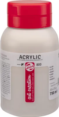 Zdjęcie produktu dla Farba akrylowa ROYAL TALENS ArtCreation srebrna 750 ml