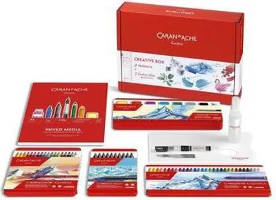 Produktbild von CARAN D`ACHE Sortiment von Produkte Creative Box + 3 Online-Kreativkurse