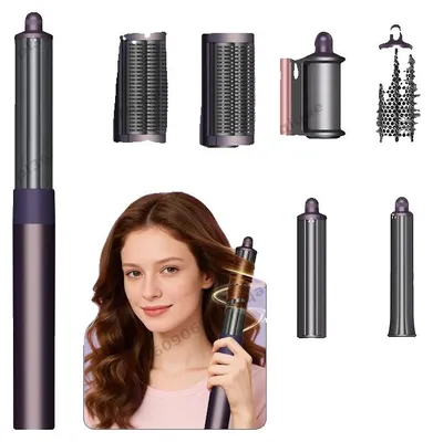 Image de Sèche-cheveux multifonction, 6-en-1, séchage rapide, violet 6-EN-1, prise européenne