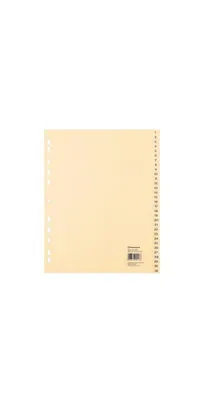 Obrázek produktu pro Soennecken Register 1925 DIN A4 1-31 volle Höhe Tauenpapier chamois