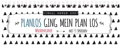 Produktbild von Tischquerkalender Visual Words 2027