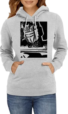 Produktbild von Damen Kapuzenpullover Japan Manga Anime Comics Transformers Optimus Prime 02, Lady S / Grau