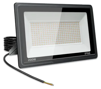 LED-Strahler 200W IP66 warmweiß 3500K für Außen