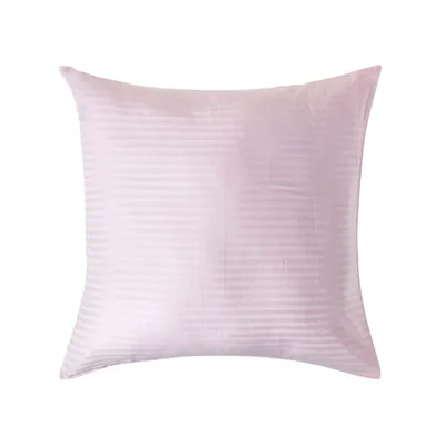 Image de HOMESCAPES Taie d'oreiller densité de fil 330 Rose, 80 x 80 cm