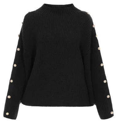 Produktbild von CALEY Damen pullover - Schwarz, XS/S