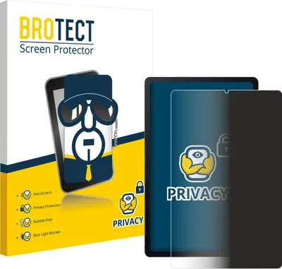 Produktbild von BROTECT Sichtschutzfolie für Samsung Galaxy Tab S6 Lite WiFi 2020 Anti-Spy Privacy Sichtschutz Blickschutz Folie Blaulicht-Schutz