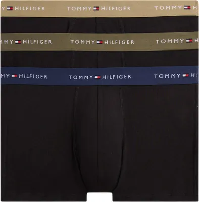 Produktbild von Tommy Hilfiger Herren 3er Pack Boxershorts Trunks aus Baumwolle mit Stretch, Meh