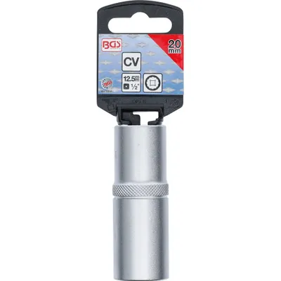 Produktbild von BGS 9359 Steckschlüssel-Einsatz Zwölfkant, tief, A ntrieb Innenvierkant 12,5 mm (1/2"), SW 20 mm