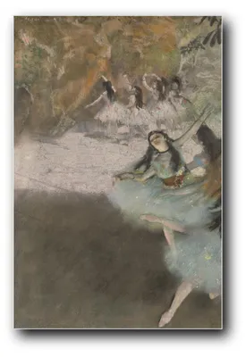 Produktbild von Kunstdruck „Auf der Bühne“ von Edgar Degas – 30 x 45 cm – ungerahmt
