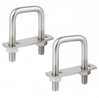Obrázek produktu pro Nerezové U-šrouby s maticí, M8 x 50 x 140 mm (2 kusy)