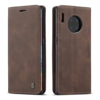 Obrázek produktu pro Huawei Mate 30Pro Pouzdro, RetroPolyuretanKožené Pouzdro, Kapsy na Karty, Magnetické Uzavírání, Pouzdro s Funkcí Stojánku pro Huawei Mate 30Pro Káva