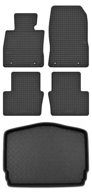 Obrázek produktu pro Gumové autokoberce SolidTread + vana kufru pro: Mazda CX-3 2015-2021 SUV 5 ks