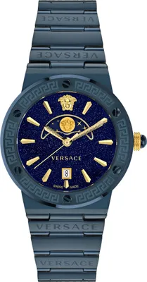 Produktbild von Versace - VE7G00423 - Armbanduhr - Damen - Quarz - Greca Logo Moonphase