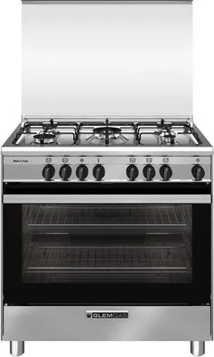 Image de Glem Gas SA865MI6 Cuisinière Cuisinière indépendante A Electrique Plaque de cuisson à gaz Acier inoxydable