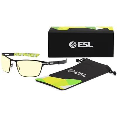 Produktbild von Gunnar Optiks ESL Blade, Uni, Oval, Gaming, Schwarz, Bernstein, 5,7 cm