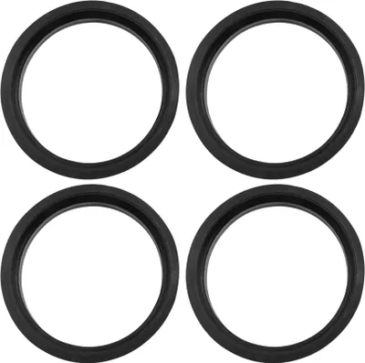 Produktbild von 4 Stücke Kunststoff Zentrierringe Distanzringe für Universal 66.6 bis 57.1 mm Schwarz
