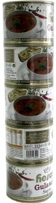 Produktbild von Hesco Gulaschsuppe mit doppelter Einlage konzentriert 5 Dosen 1060ml